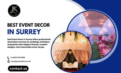 Event Decor Service Available in Surrey